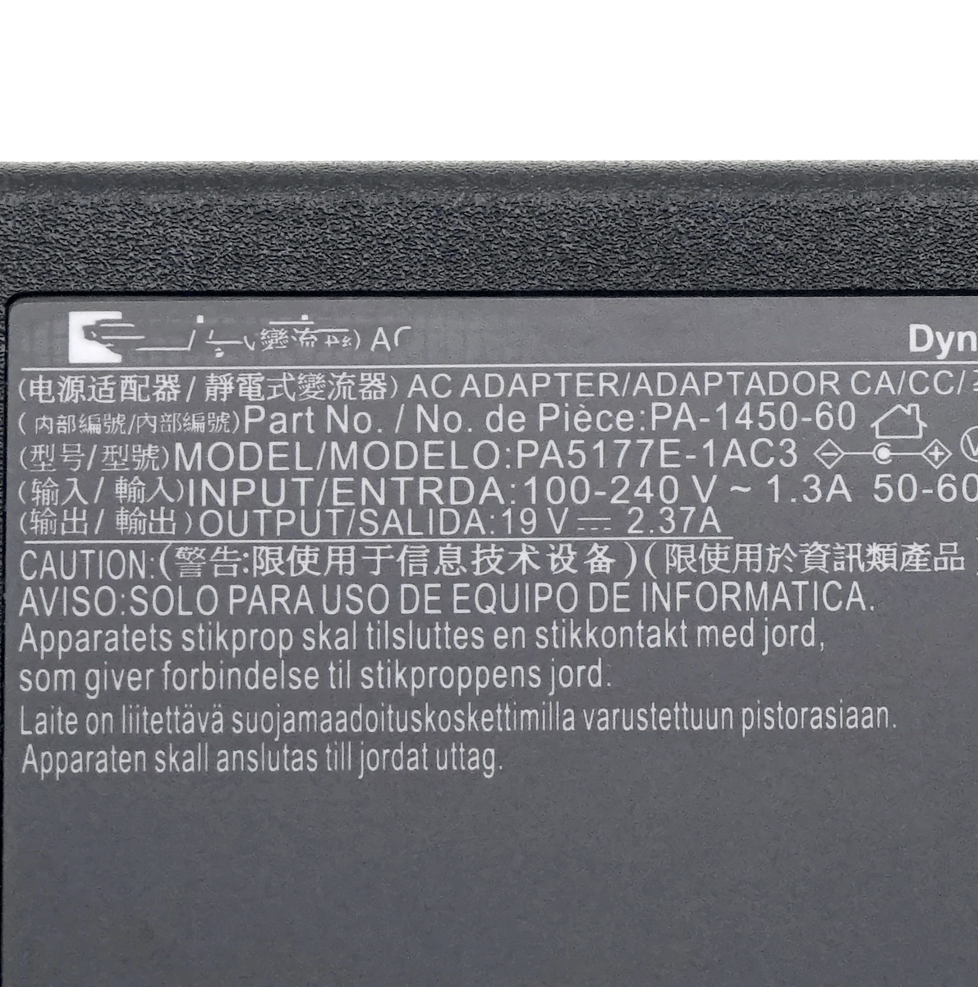 For TOSHIBA 19V 2.37A PA5177U-1ACA laptop power AC adapter charger PA3822E-1AC3 PA3822U-1ACA Z830 Z930 Z30 Z40 5.5*2.5MM