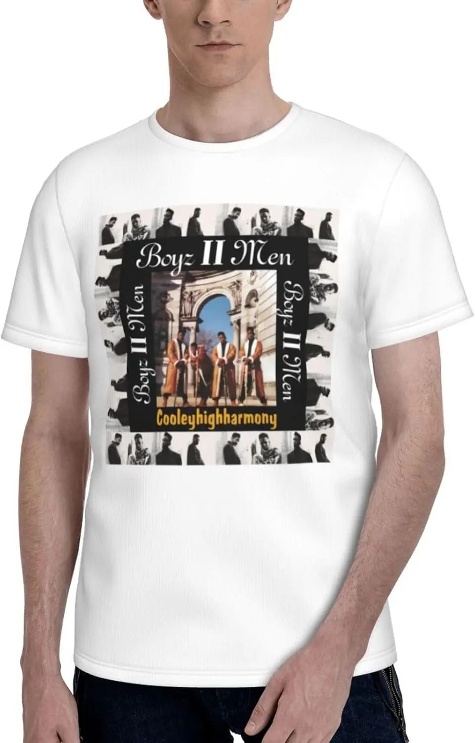 

Fashion style - T Shirt Man's Casual Graphic Tee Classic Short Sleeve Round Neck Tshirts Black