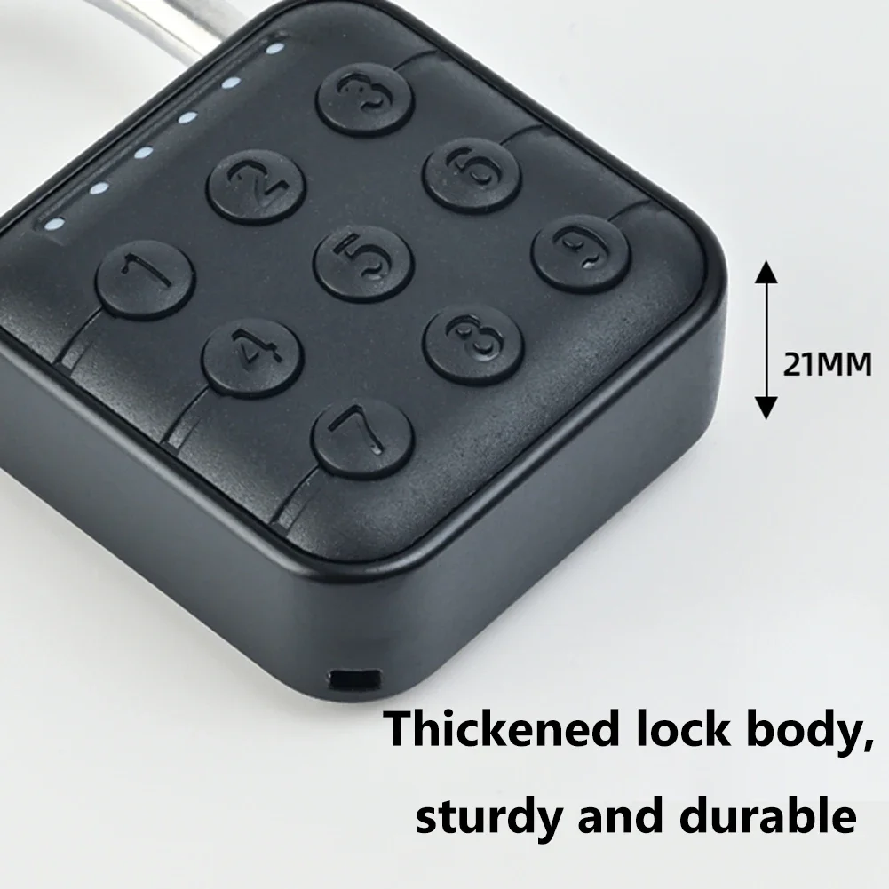 

Security Lock Keyless with Tuya APP Fingerprint Padlock Waterproof Battery-powered for Home Dormitory Factory Workshops