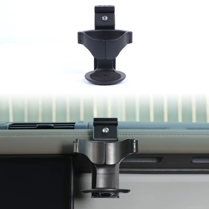 

Aluminum Alloy Dashboard Cup Holder Extension Kit for 2020+ Land Rover Defender Car Accessories