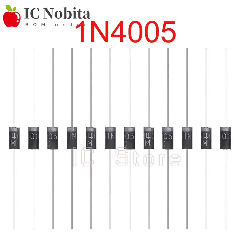 1000PCS 1N4005 Rectifier Diode IN4005 DO-41 New