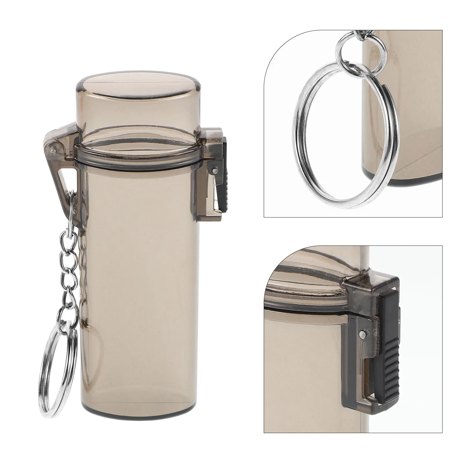 

Waterproof Lighter Shell Cigarette Travel Protector Sleeve Protective Keychain Case Ring Holder