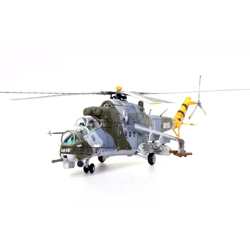 1:72 Scale Mi-24V Meter 24 Armed Helicopter Aircraft Model Diecast Alloy Static Display Souvenir Collection Toy Gift