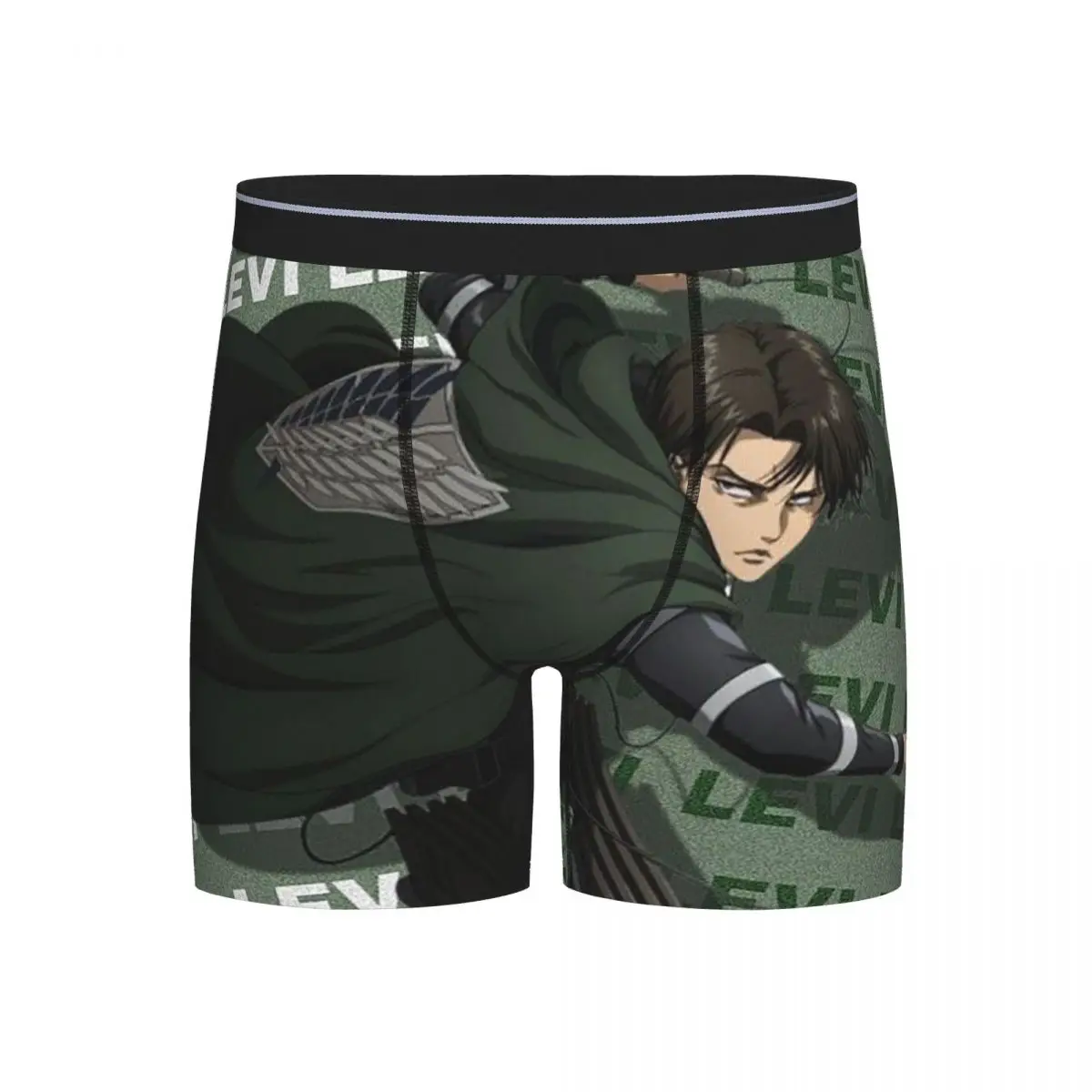 

Long Boxer Underpants Shorts Levi Ackerman Attack On Titan Panties Men's Comfortable Underwear for Homme Man Boyfriend Gifts