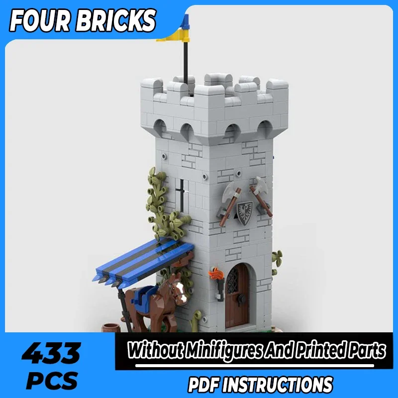 

Moc Building Bricks Fortress Model Black Falcon Nest Castle Technology Modular Blocks Gifts Toys For Children DIY Sets Assembly