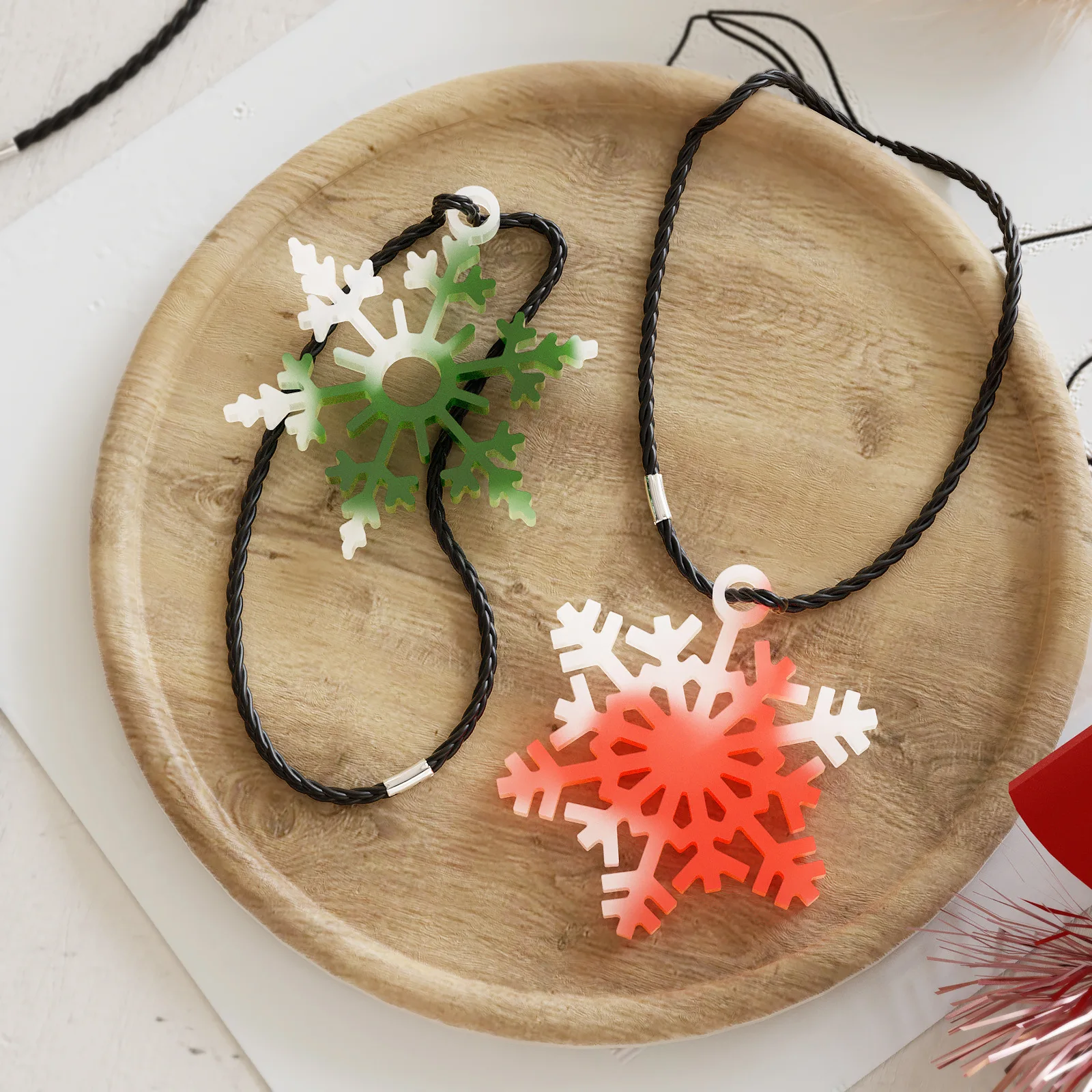 Crystal Epoxy Resin Mold Ornaments Snowflake Shape Resin Mold Christmas Ornament Pendant Silicone Molds For Jewelry Making Mold image 3