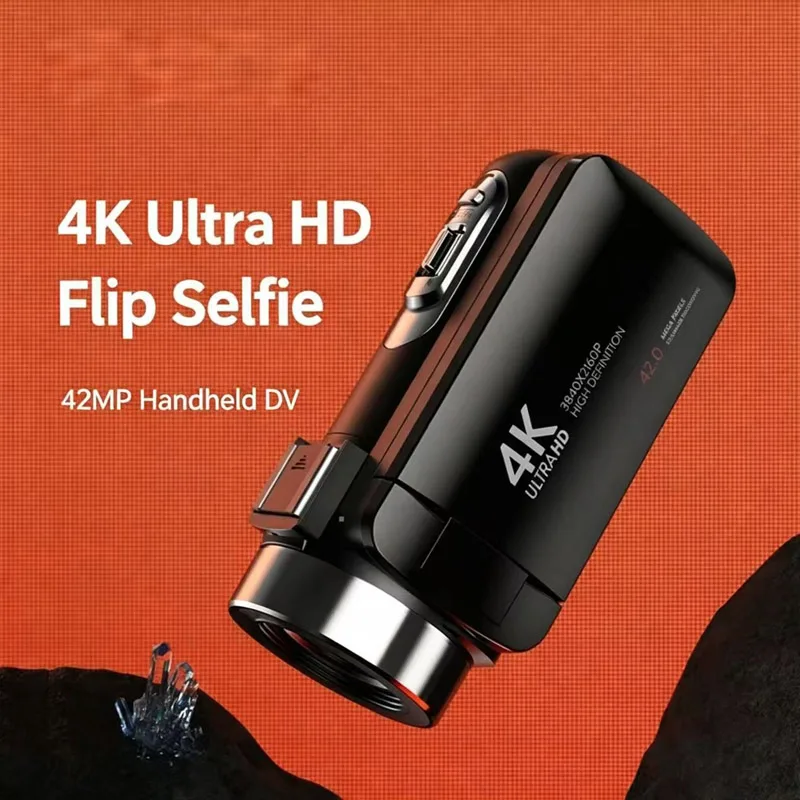56MP High-Definition Digital Camera Wifi With Microphone Recorder 4K Digital Camera 3.0 inch IPS Touch Screen 270 ° Rotatable
