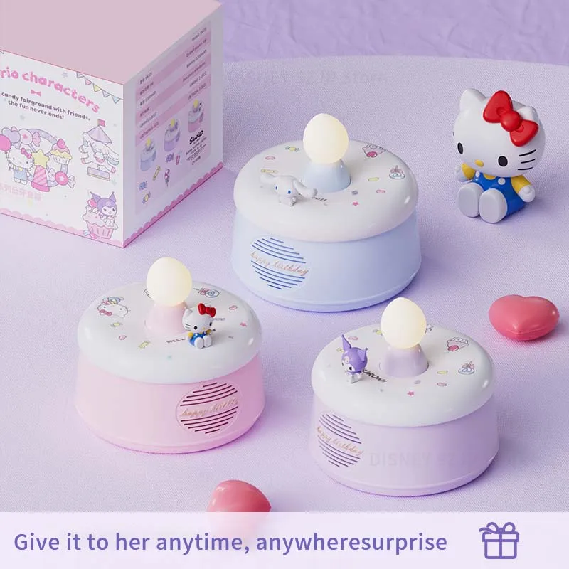 Sanrio SK05 Kuromi Mini Bluetooth Speakers Kawaii Cinnamoroll Cake Series Wireless Portable Speakers Anime Girl Birthday Gifts