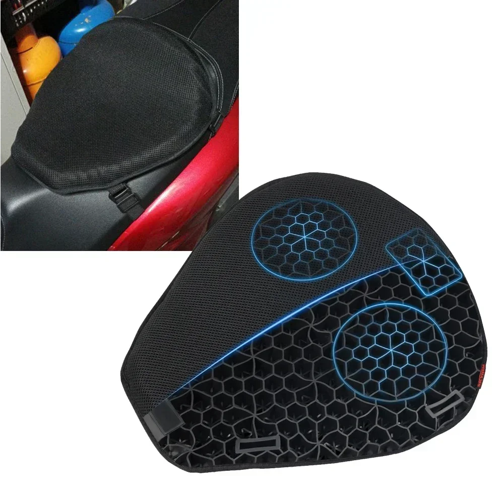 Motorcycle Seat Cushion Universal Inflatable 3D Blow Air Shock Absorption Cushion Modified Saddle Pad Motorcycle Accessories