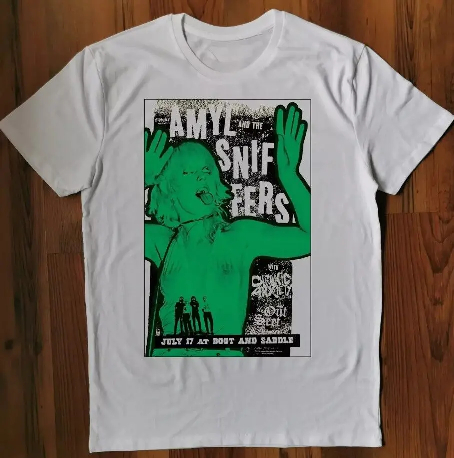 Amyl and the Sniffers Poster White All Size gift Shirt S-5XL