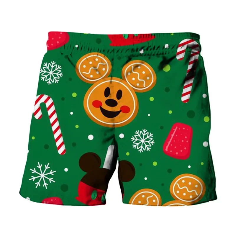 Mickey Mouse Boys Girls Shorts Disney Shorts 3D Printed Swim Trunks Summer Men's Shorts Loose Fashion Men's Clothing