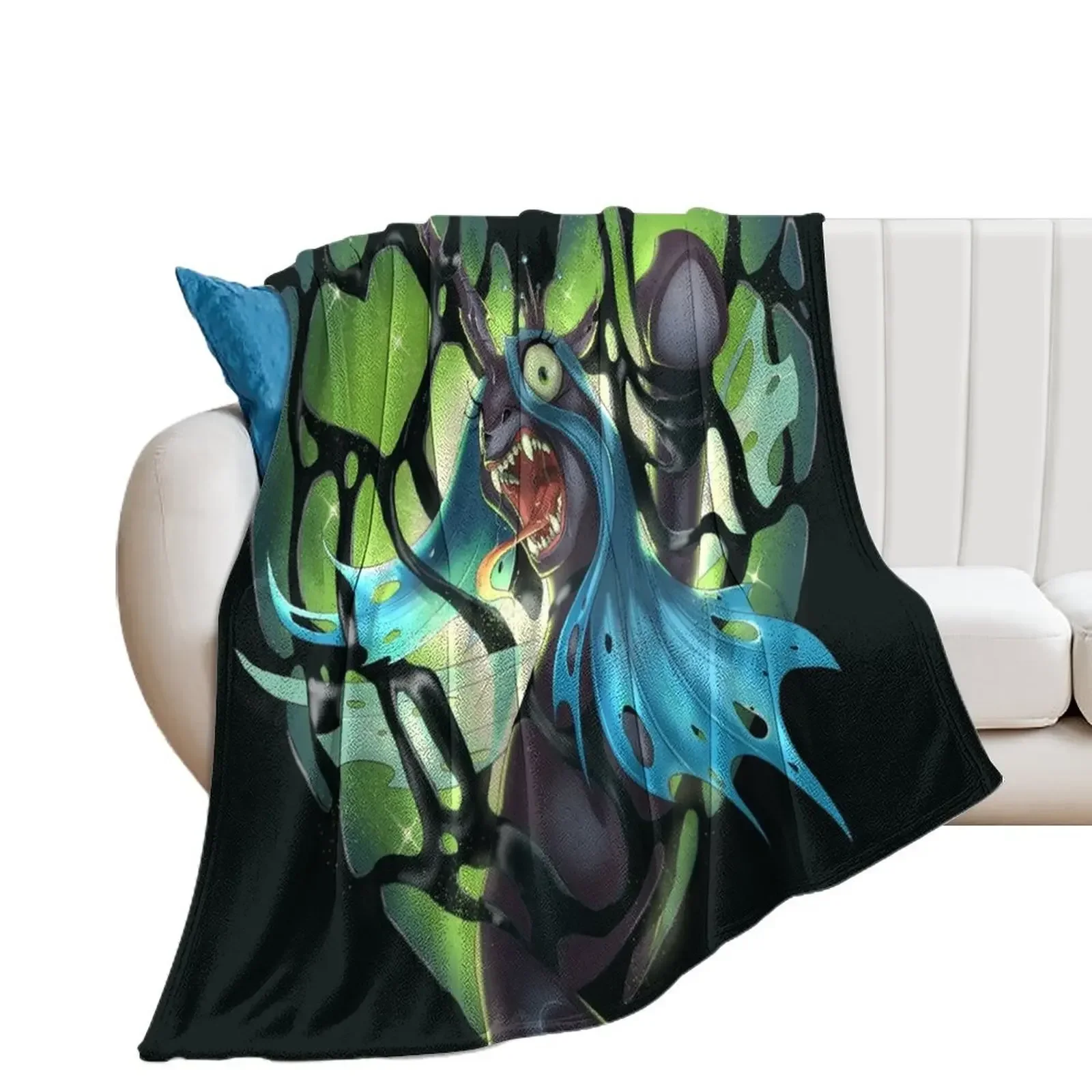 

Queen Chrysalis Throw Blanket Stuffeds Decorative Beds Polar Blankets