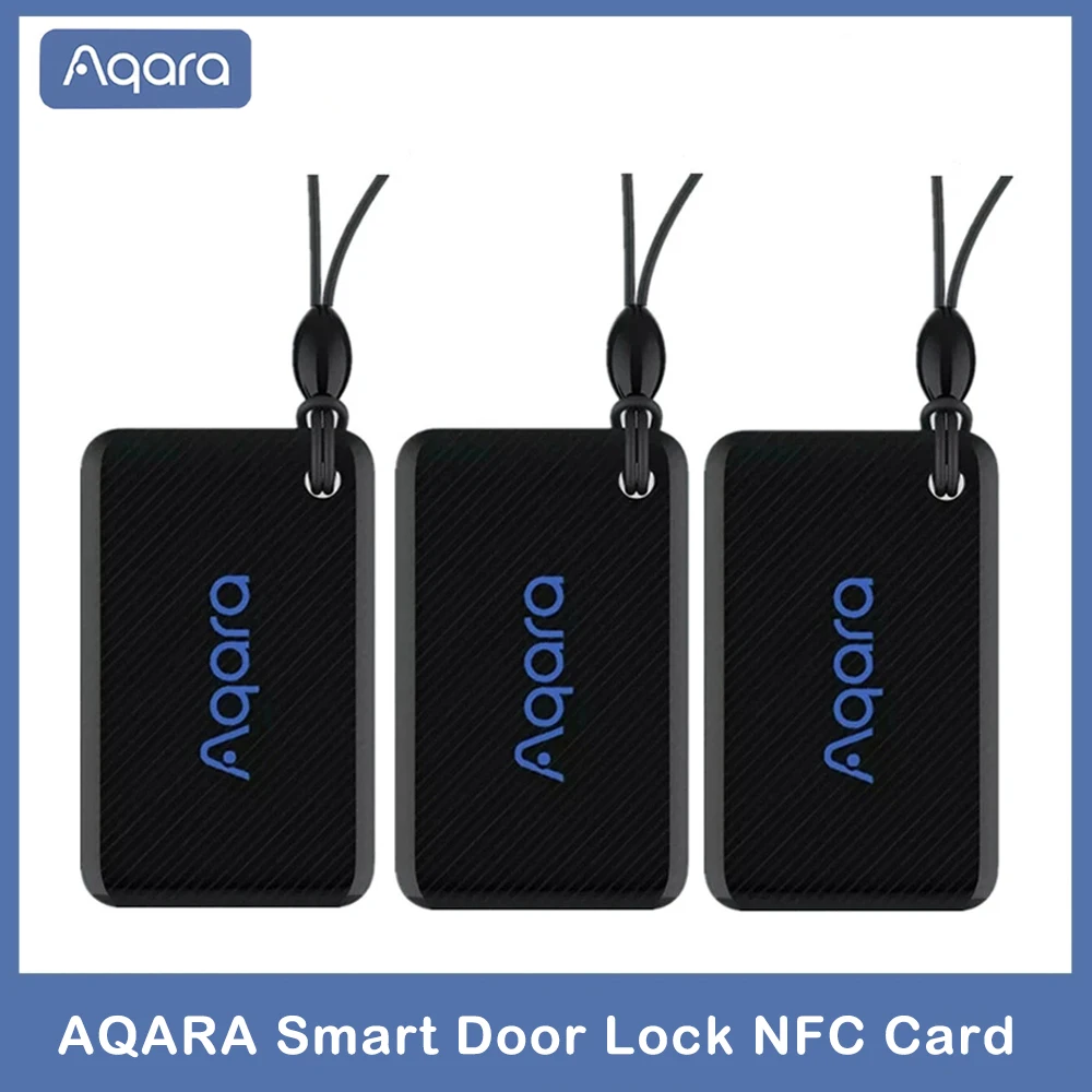 

Aqara Smart Door Lock NFC Card Support aqara Smart Door Lock N100 N200 P100 Series EAL5 Chip For Home Security NFC Entrance card