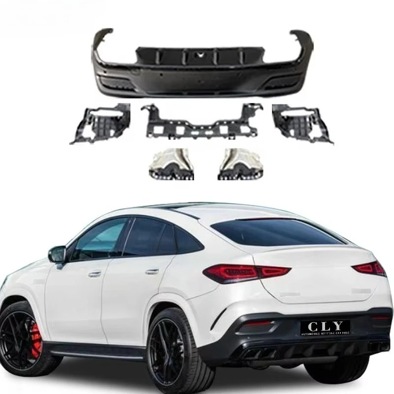 

Diffuser for 2020+ GLE Coupe W167 C167 Facelift GLE63 Car Diffuser Bumper Diffuser Exhaust Pipe Rear Lip Tips