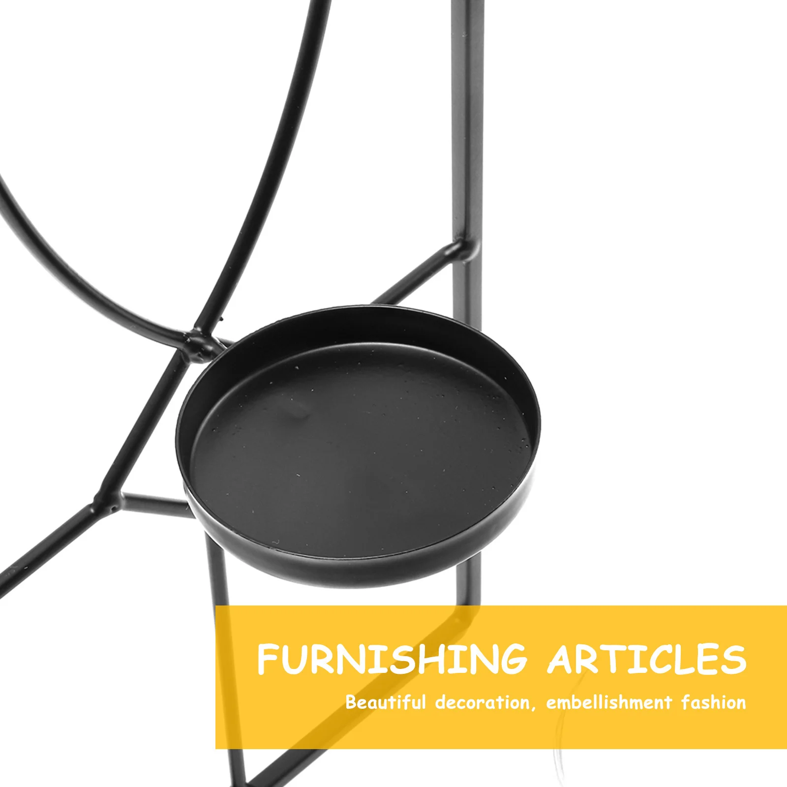 

1pc Wall Hanging Holder Iron Wall Mounted Candlestick European Style Home Office Decoration Ironwork Hanging