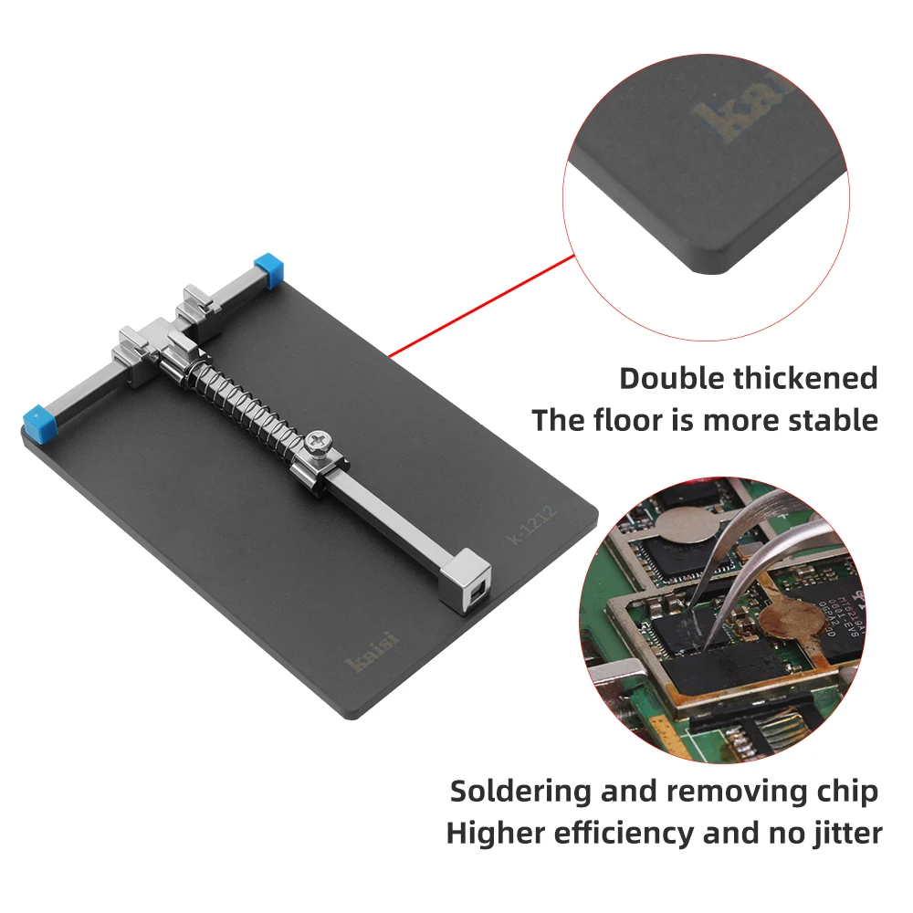 

Kaisi 1212 Fixed Mobile Phone Repair For BGA PCB Motherboard Quick Removal Clamping Fixture Repair Tools