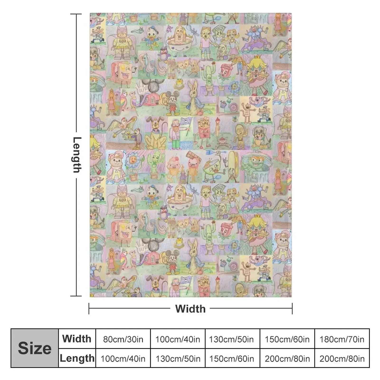 Draw With Dustin! Classroom Backdrop 02 Throw Blanket Extra Large Throw Hairys Flannels Sofas Blankets