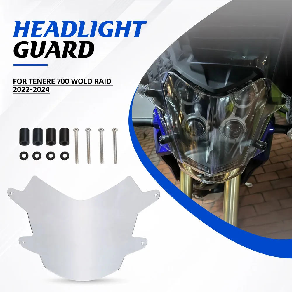 

Защитная решетка фары для мотоциклов Yamaha Tenere 700 World Raid 2022-2023-2024