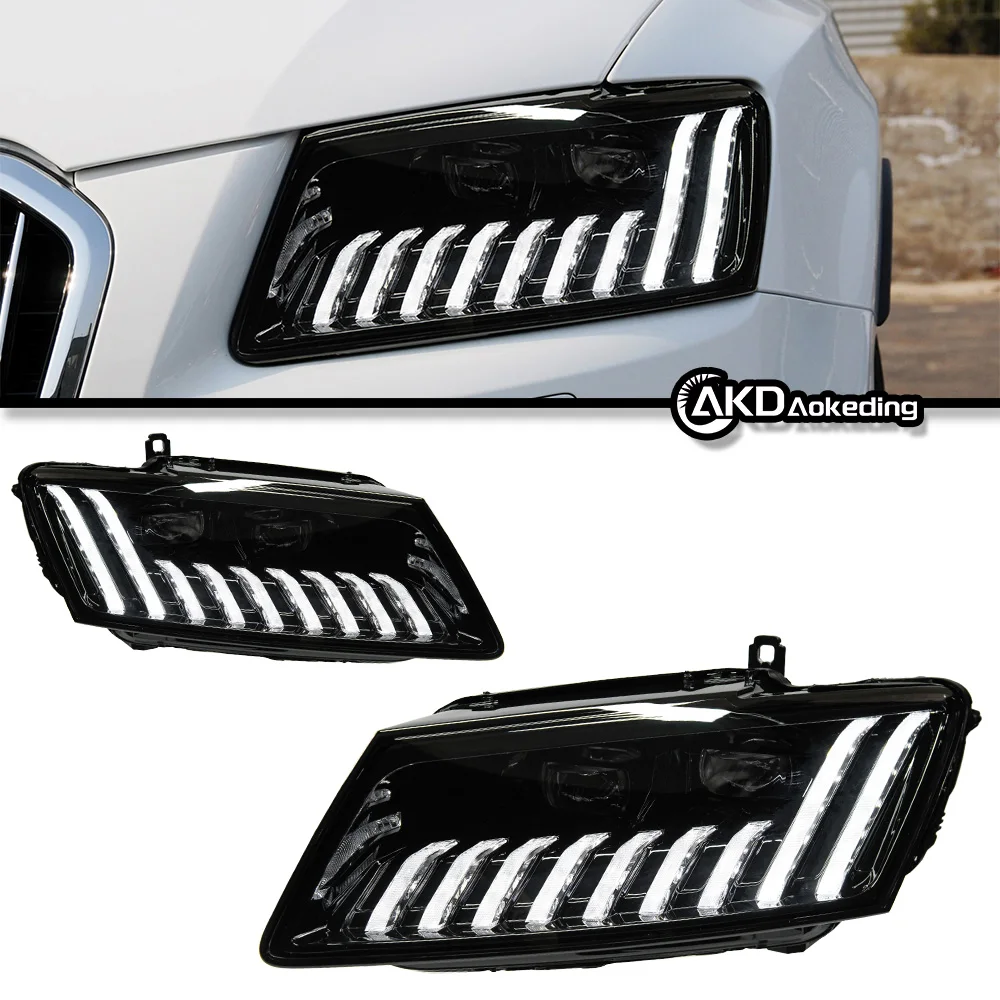 AKD Car Styling for Audi Q5 Headlights 2009-2018 Q5 LED Headlight Projector Lens Siginal DRL Head Lamp Automotive Accessories