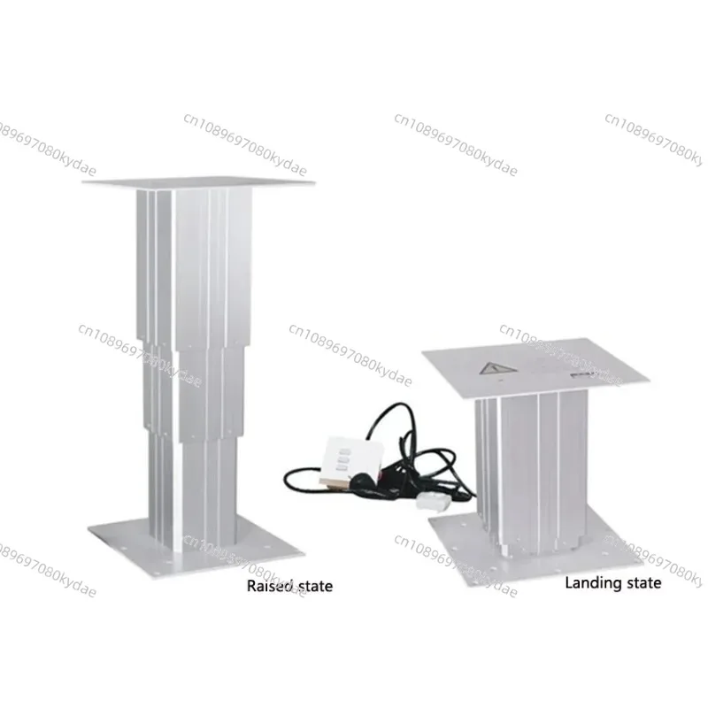 Electric Height Adjustable Tatami Lift Platform 310-680mm Dual Voltage 110-220V Sturdy Metal Frame Desk Stand