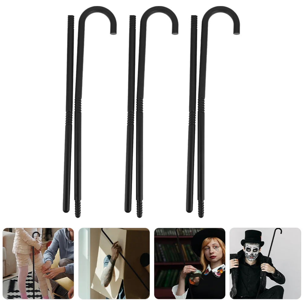 

3Pcs Prop Party Supply Lightweight Classic Costume Performance Cosplay Stage Accessories Decorative Staff