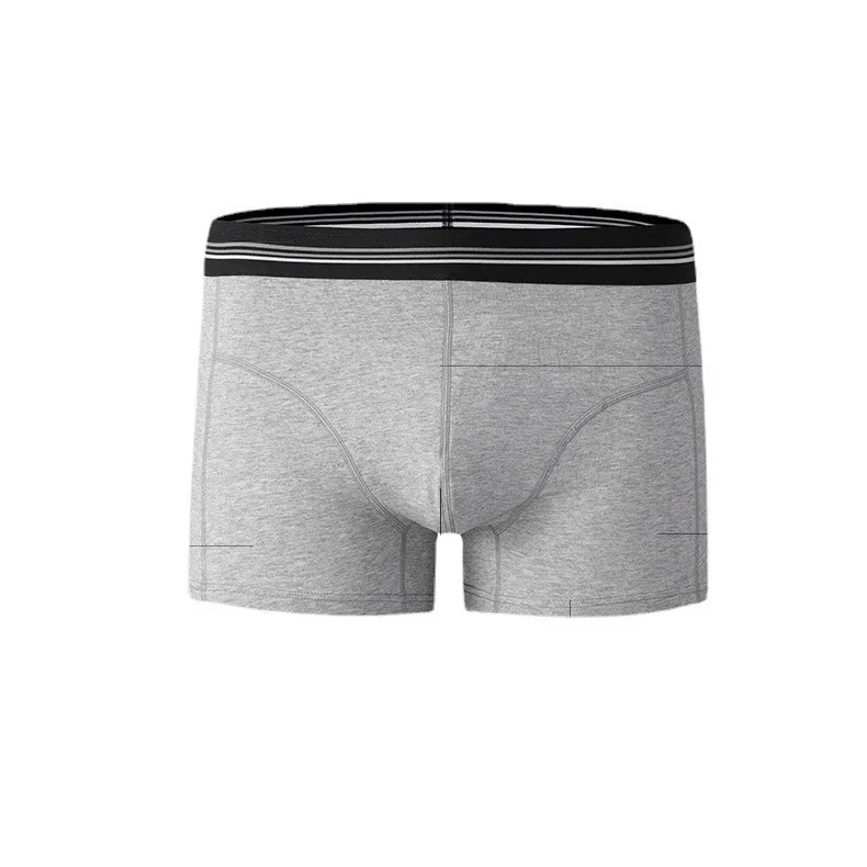 

2025 convex bag men's boxer panties stretch cotton breathable shorts AL014