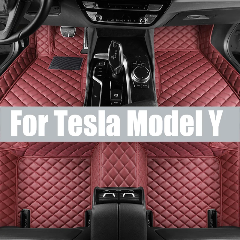 

Trunk Cargo Mat with Backrest Cushion For Tesla Model Y 2024 2023 2022 TPE Back Seat Cover Protector All Weather Cargo Liner