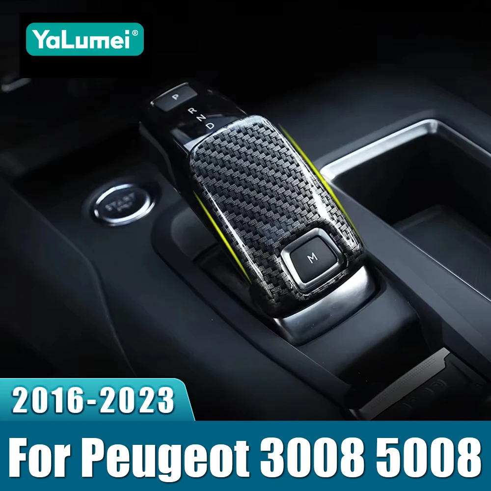 Für Peugeot 3008 5008 GT Für Citroen C5 Aircross 2017 2018 2019 2020 2021 2022 2023 Auto Schaltknauf Schaltabdeckung Zubehör