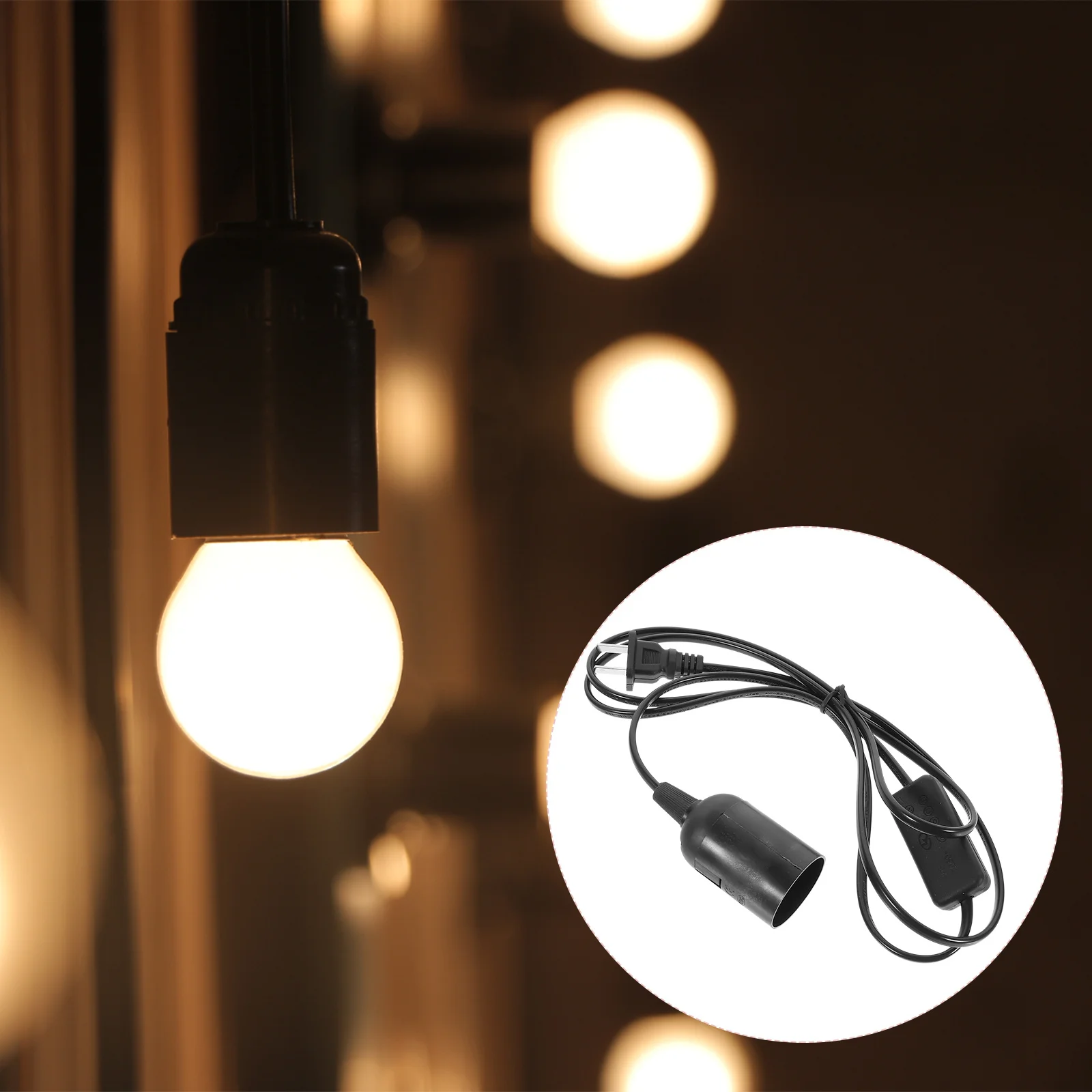 

Lamp Cord Hanging Light Socket Plug 1.8m Adjustable Pendant Lamp Power Cord Us Plug Plastic Light Bulb Socket Pendant Lights