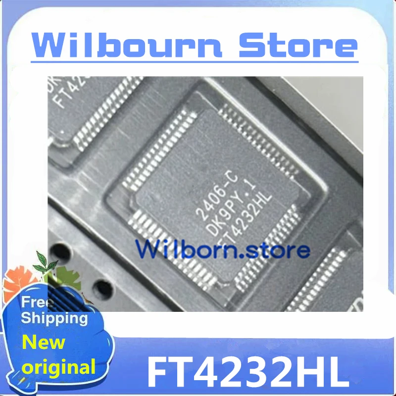 

5PCS~20pcs/LOT FT4232HL FT4232HL-REEL LQFP64 100% New original