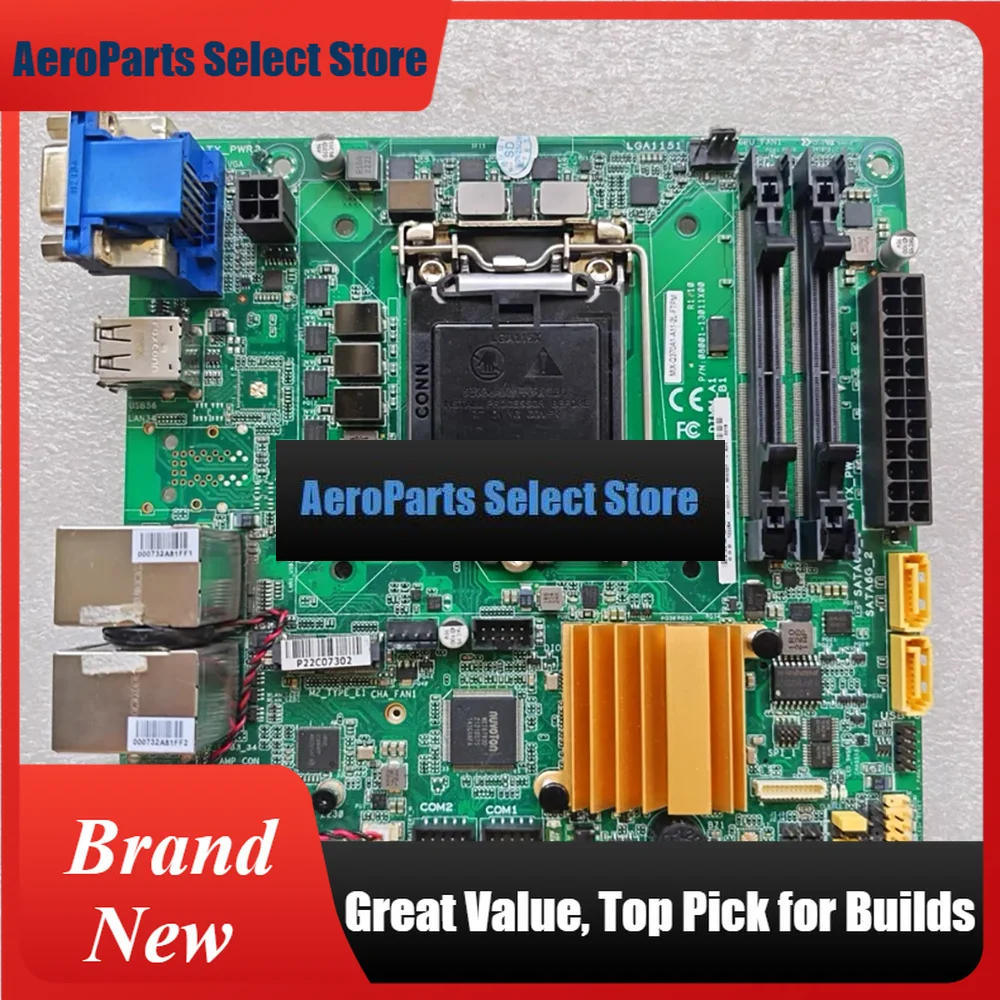 AeroPartsMIX-Q370A1-A11-2L-FTPM Industrial Control Motherboard P/N08001-13011X00