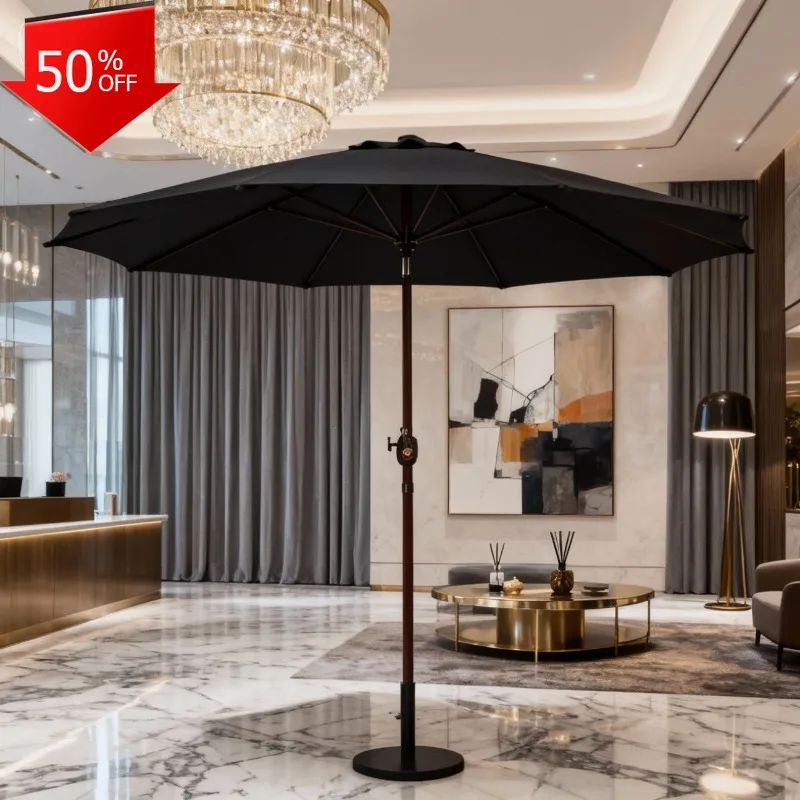 

Parasol Large Outdoor Garden Umbrella Beach Sunshade Sea Gazebo Outdoor Garden Furniture and Terrace Stand Accessories Rain