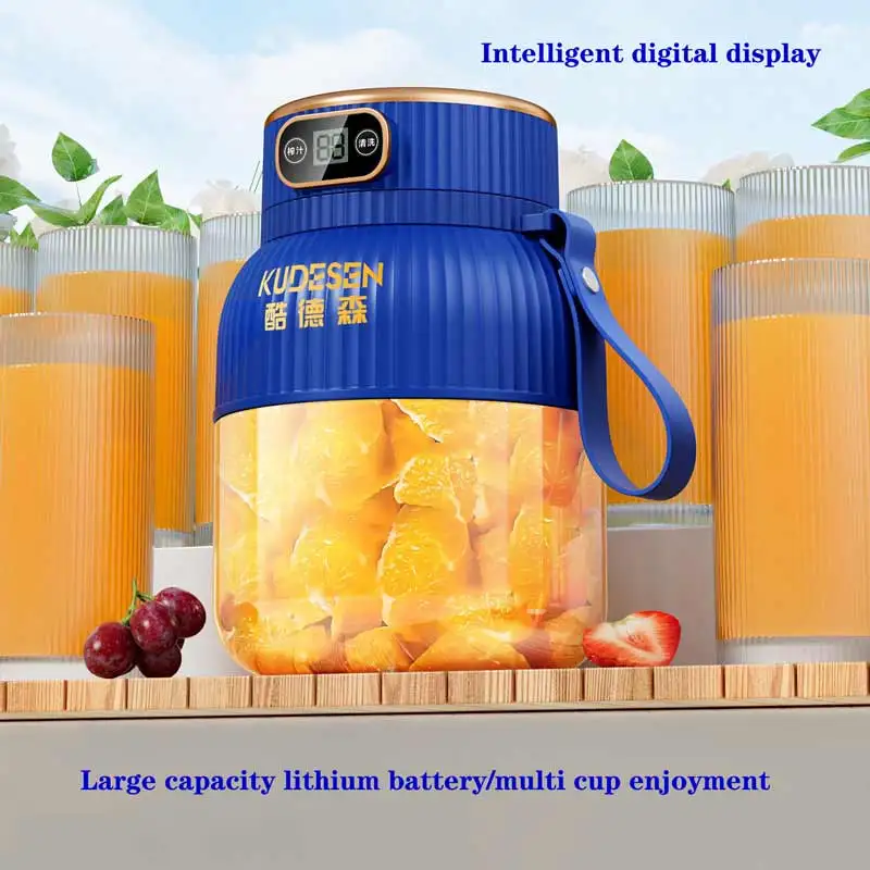 

Electric Portable Juicer, Ton Bucket, Large Capacity Juice Cup, Multifunctional Student Water Cup, 600ml Juicer