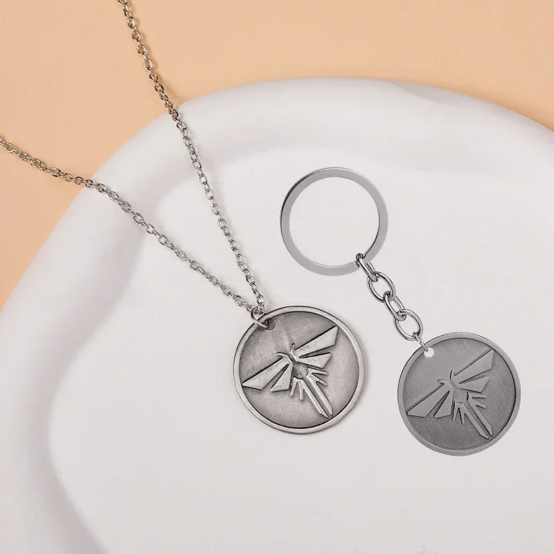 لعبة المفاتيح مزدوجة الوجهين اليراع رسالة شعار جويل إيلي خمر المعادن كيرينغ عزم الدوران الرجال المشجعين هدية تذكارية #2