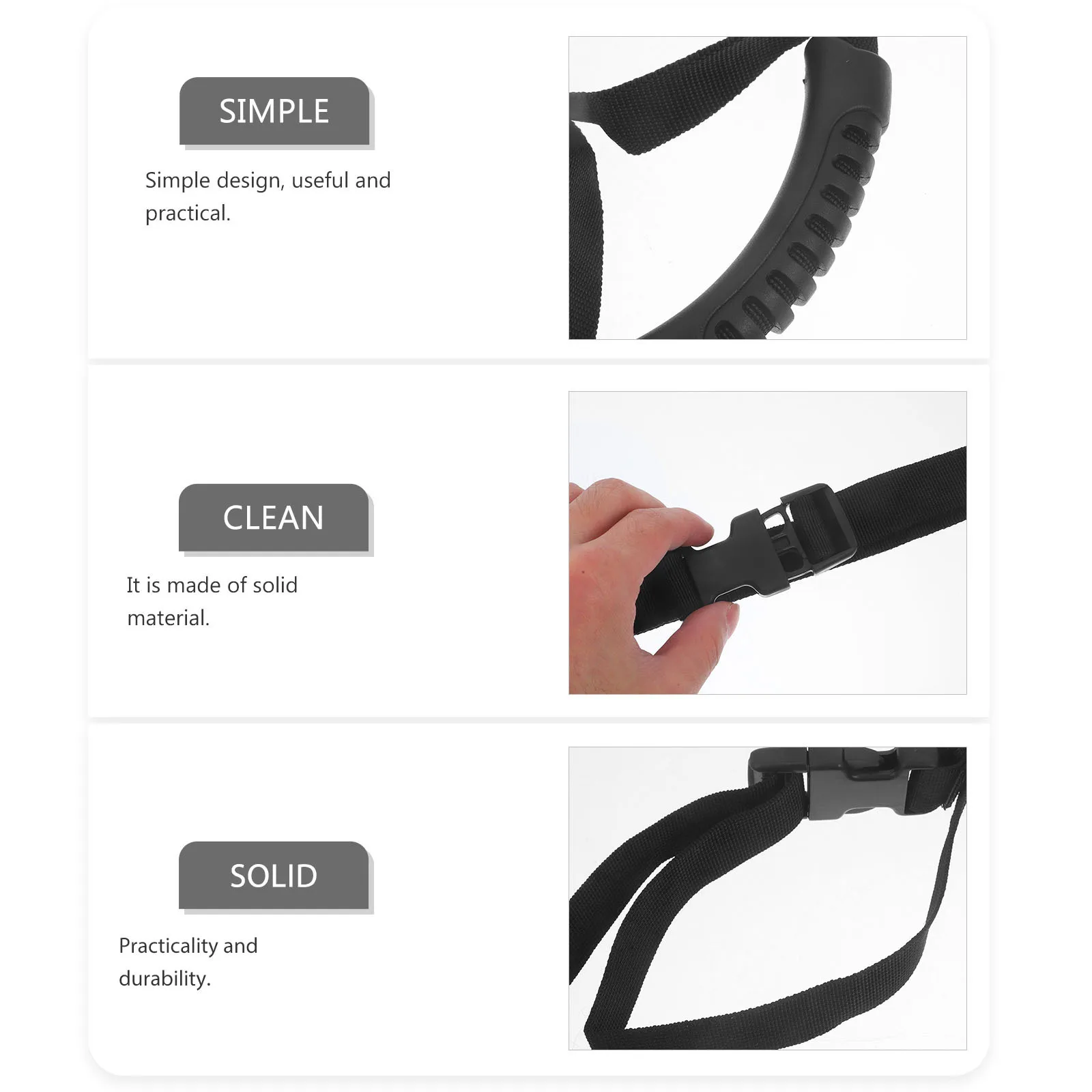 

2pcs Assist Handle For Elderly, Heavy Duty Car Door Grip, Easy Install Vehicle Standing Aid Support, Car Interior Safety