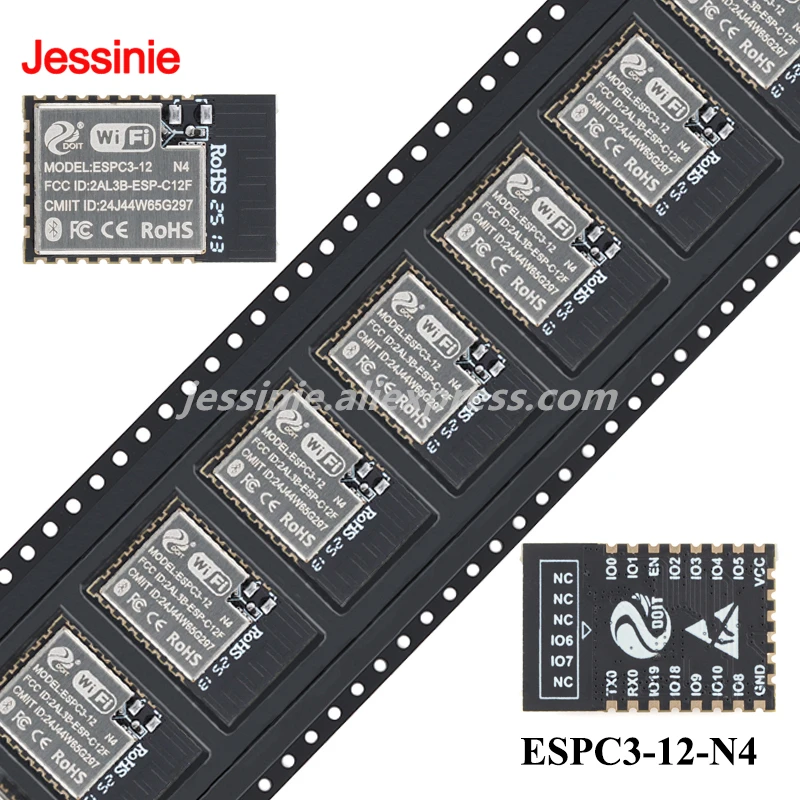 5 szt./1 szt. ESPC3-05-N4 ESPC3-12-N4 ESPC3-12E-N4 ESPC3-20-N4 ESPC3-20E-N4 32-bitowy MCU RISC-V Moduł BLE 5.0 WiFi z wbudowaną — zdjęcie produktu 4