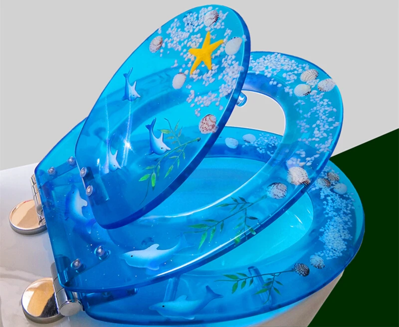 북유럽 송진 부모 자녀 변기 커버, 이중 목적 두꺼운 UVO 유형, 가정용 범용 어린이 변기 커버