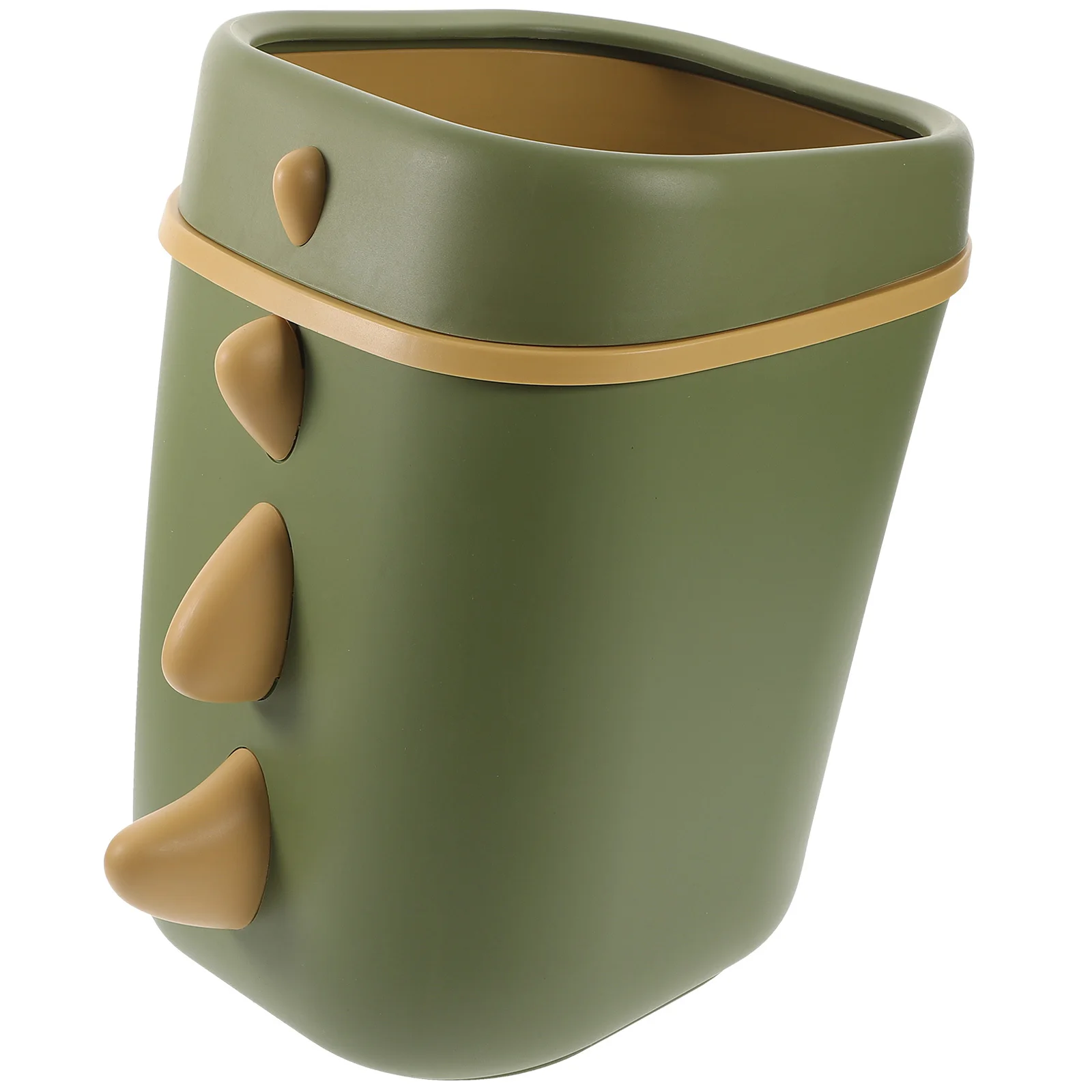 

1pc Cartoon Dinosaur Trash Can Premium Plastic Large Capacity Garbage Bin For Kitchen Bathroom Office Bedroom Home Study