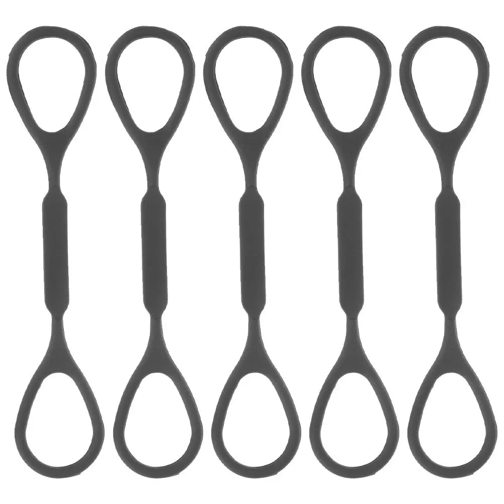 5 قطعة سدادات منزلق البوق سدادة سيليكون مرنة حلقة خفيفة الوزن مدمجة متينة غير قابلة للضبط سدادة منزلق البوق