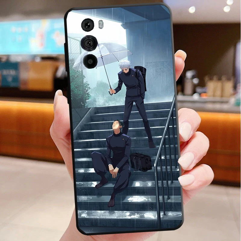 

Geto and Gojo Anime Funda Phone Case For Motorola Edge 50 40 Pro 60 50 40 30 Ultra Neo Fusion Moto G Play G Stylus G Power G