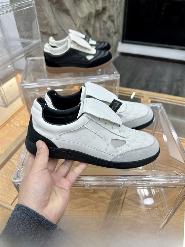 

Мужские ретро-ботинки De Xin Walking Series из натуральной кожи, новая весенне-осенняя модель, повседневные, модные, низкие, на плоской подошве