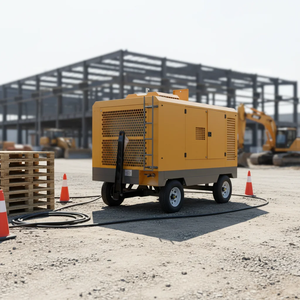 New 18/17 Diesel Lubricated Screw Air Cooled Portable 220V Gas Compressor 18m3/min Motor Water Well Drilling