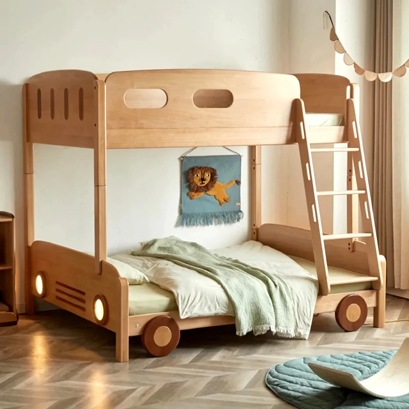 

Modern Design Single or Double Wooden Bed for Children's Bedroom Comfortable and Soft Furniture by Manufacturer