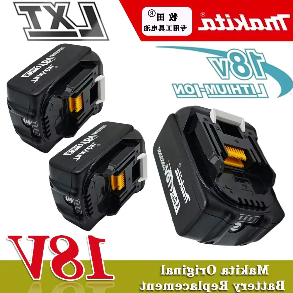 

High Capacity 18V Lithium Battery 5Ah/6Ah for Makita BL1850 Cordless Drill Tools Power Equipment Compatible with Various Models