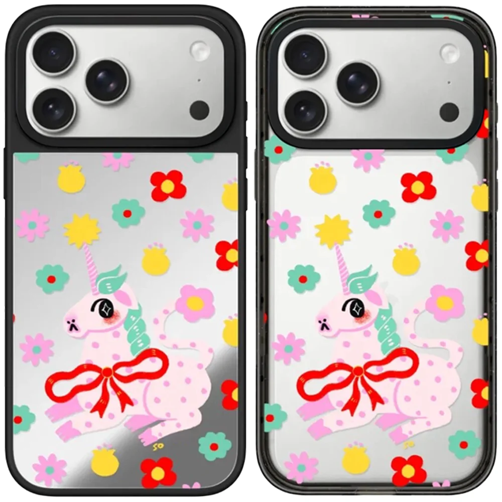 

6070335 Acrylic / Mirror Magnetic Case: Compatible with IPhone 17 16 15 14 13 12 Pro Max 17 Air