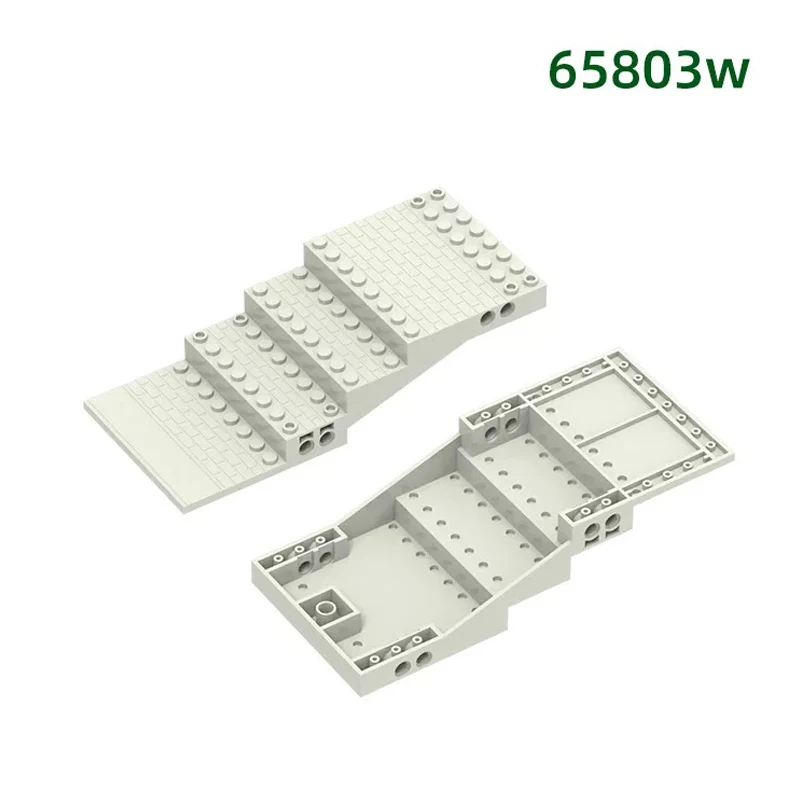 MOC 1PCS 65803W Paleis Patroon Trap Bodemplaat Board Bouwstenen Set Huis Deeltje DIY Speelgoed Kinderen verjaardagscadeautjes