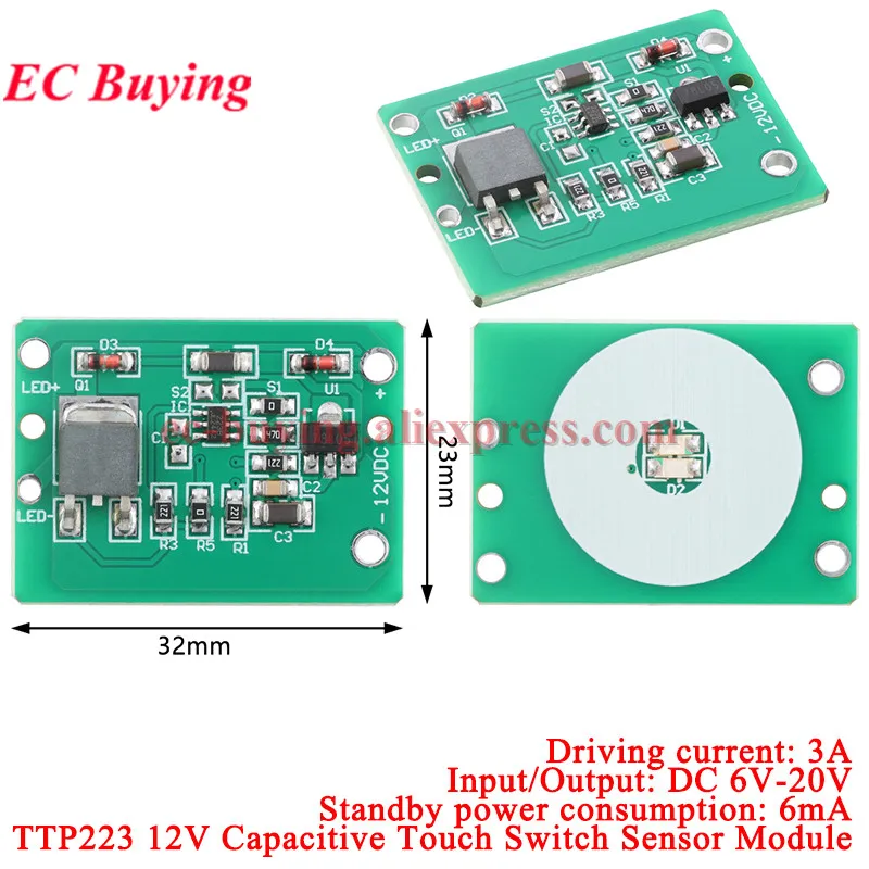 10-шт-1-шт-12-В-емкостный-сенсорный-переключатель-модуль-датчика-кнопка-модуль-сенсорной-клавиши-защелка-с-реле-постоянного-тока-6-20-В-3a-ttp223