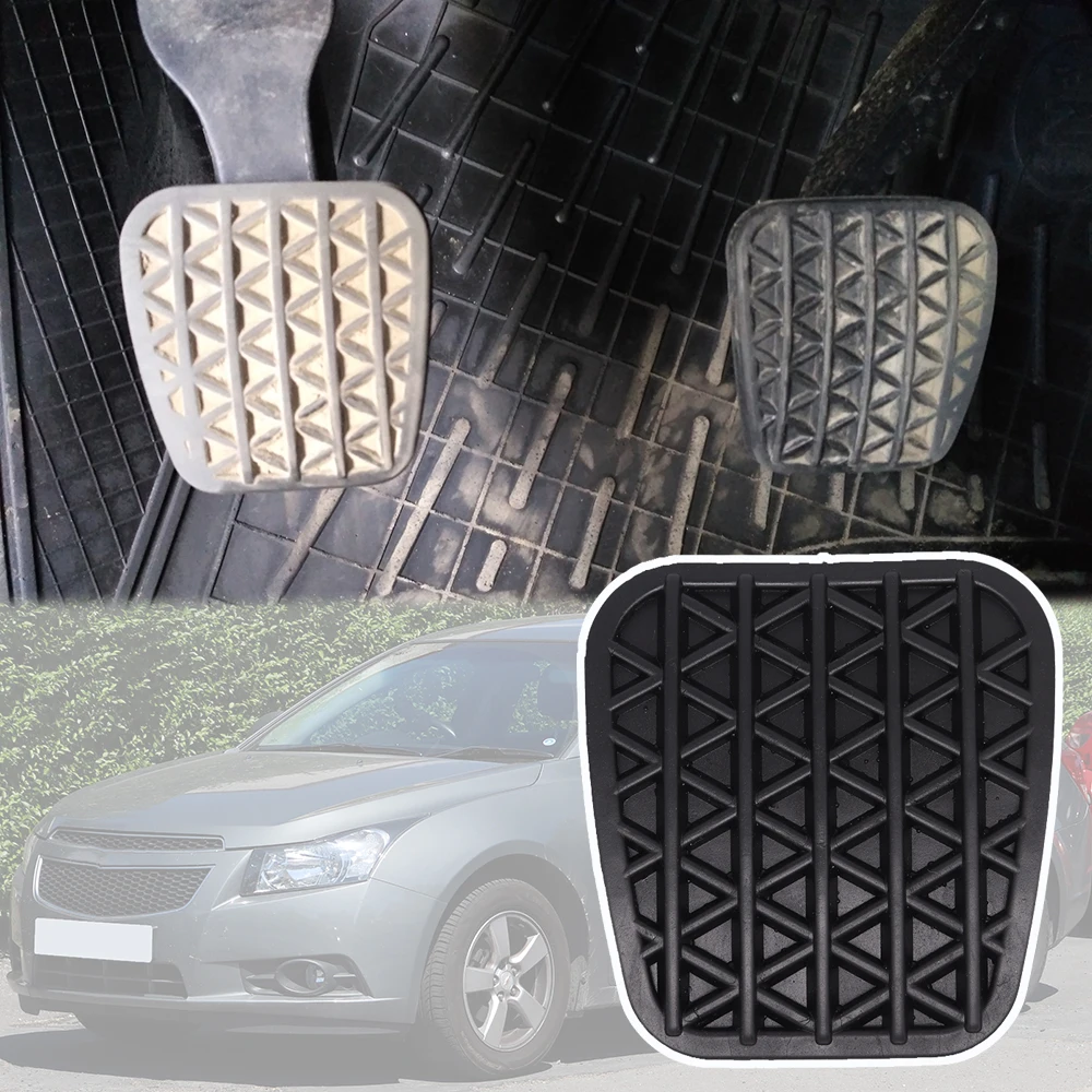 

For Chevrolet Cruze J300 2009 2010 2011 - 2016 Daewoo Lacetti Premiere Car Rubber Brake Clutch Foot Pedal Pad Covers Accessories