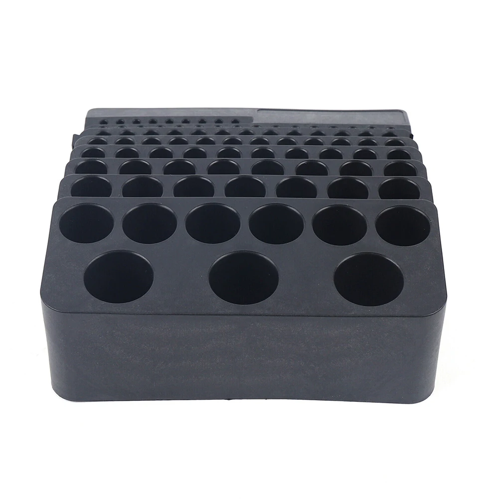 

Sleek Design CNC Tool Organizer with 84 Holes Ample Space to Store a Variety of Cutting Tools Safely and Neatly