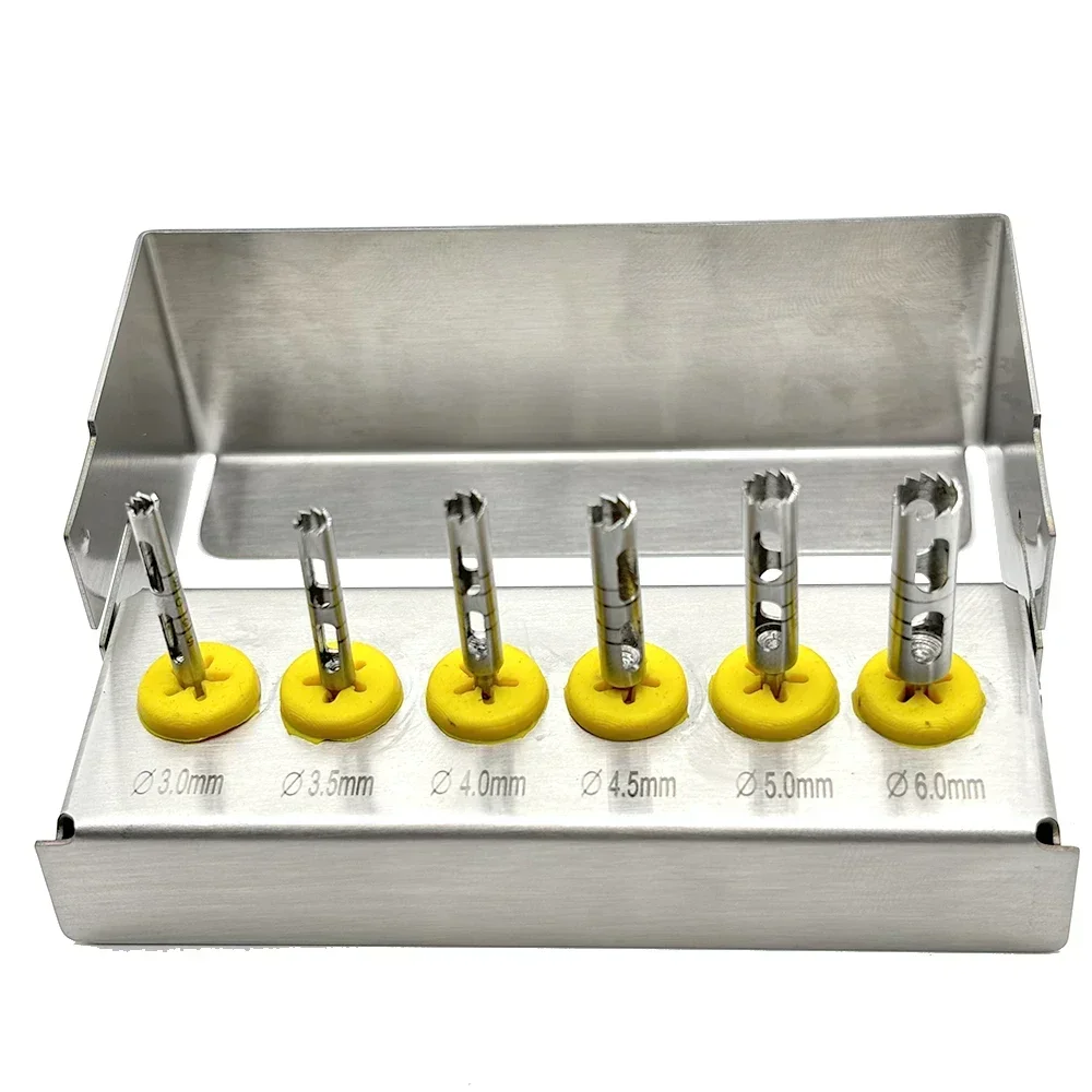 

Kit Dental Instruments Drills Kit Implant Long Trephine Bur Drills Surgical Instruments Dentist Lab Material Tools